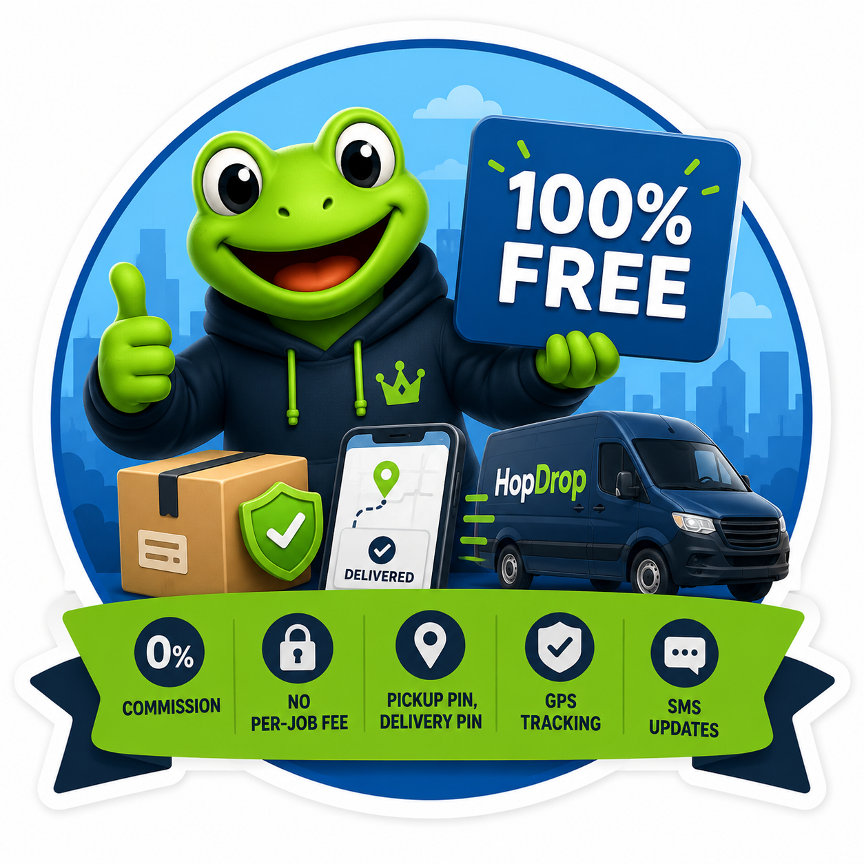 HopDrop — 100% Free